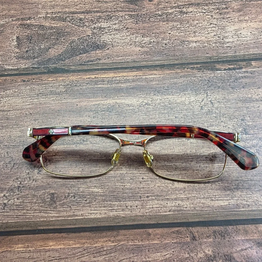 Kate Spade New York Laurianne AJH Burgundy Gold Tortoise Eyeglasses 52-16-140